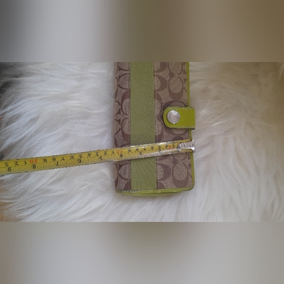 Coach Green vintage snap clutch wallet - Picture 2 of 8
